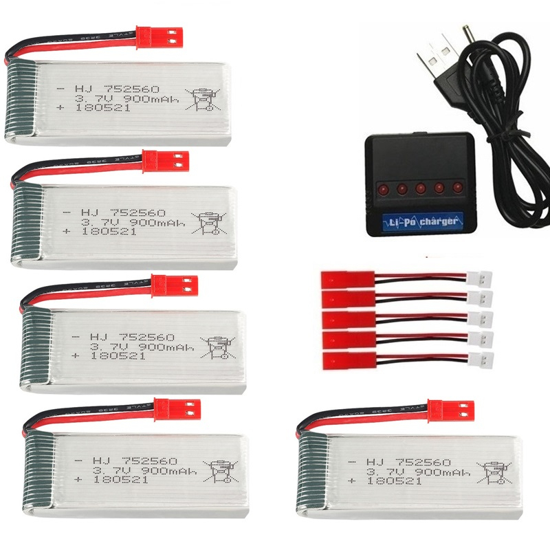 Eachine Drone E58 - JST 3.7V 900mah 충전식 배터리 +