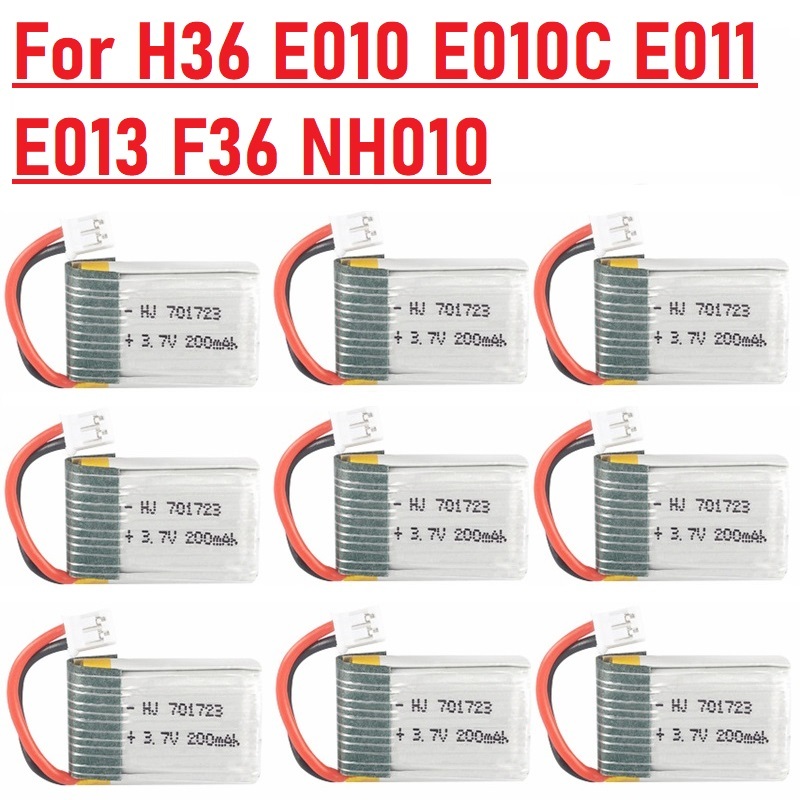1-20pcs 3.7v 200mah 701723 H36 - Eachine Drone E010 리뷰 및 가격